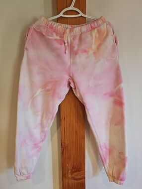 Tie-Dye Pink & Orange Jogger Bottoms